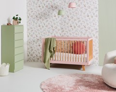 The sweetest modern vintage baby nursery